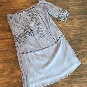 Off the shoulder dress